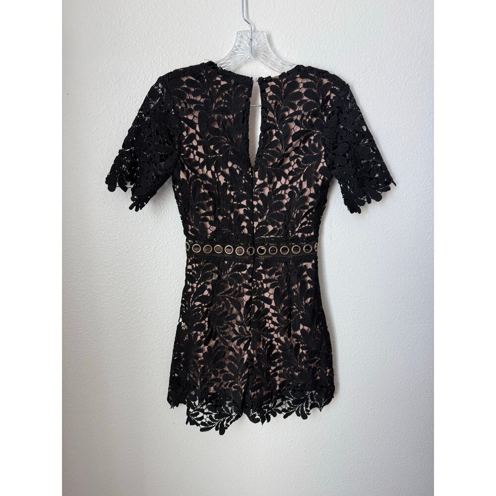 Anthropologie ASTR The Label Black Lace Romper Size XS - Picture 4 of 7